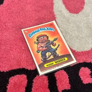 1986 Topps Garbage Pail Kids OS4 #156a WARRIN WARREN – Ultra Rare Sticker